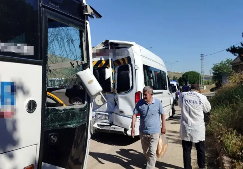 İşçi servisleri birbirine girdi, yaralı sayısı 42’ye ulaştı