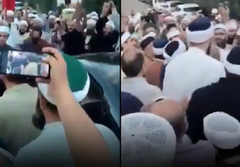 İstismar hükümlüsü Yusuf Ziya Gümüşel'e tekbirli karşılama!