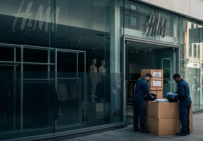 Ünlü giyim markası H&M yüzlerce mağazasına kilit vuruyor