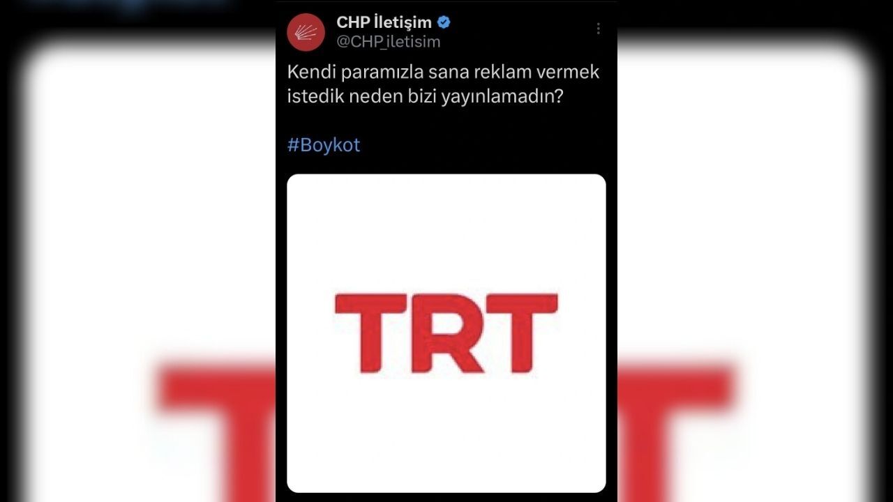 CHP'nin "boykot dili" büyük beğeni topladı! 1