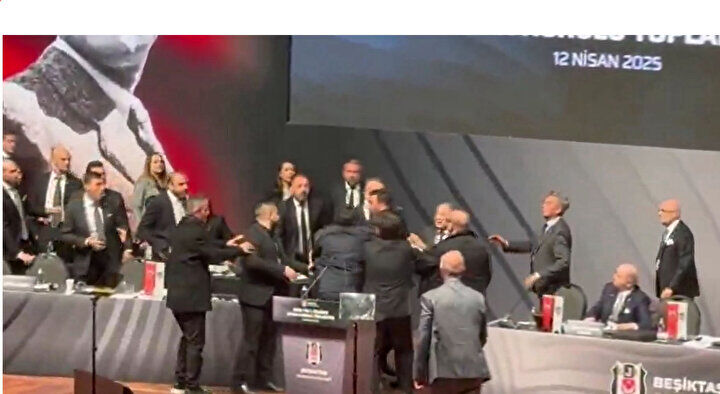 Beşiktaş Divan Kurulu’nda Kavga Hasan Arata Yumruk Atıldı (2)