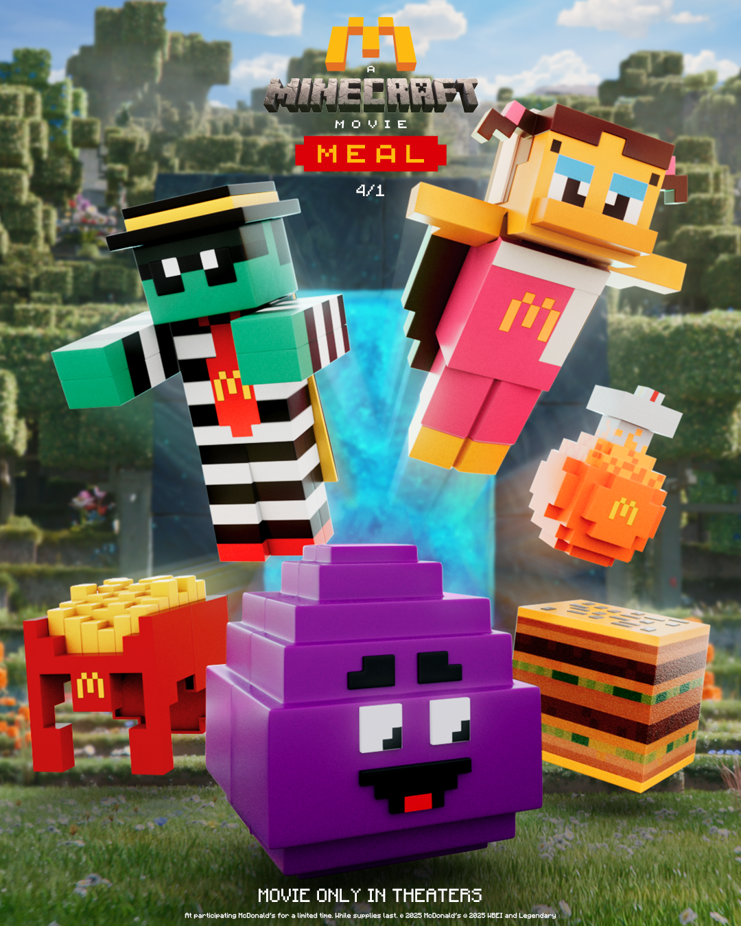 Bir Minecraft Filmi Mcdonald's Menüsü Türkiye'de! 6 Farklı Minecraft Figürü Veriliyor (1)-1