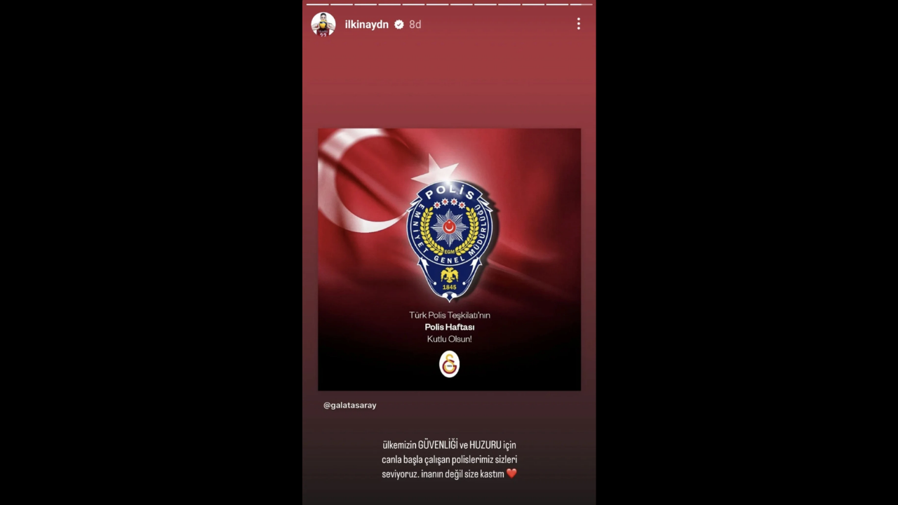 İlkin Aydın’dan Polis Haftası Pankartı Açıklaması “İnanın, Değil Size Kastım” (2)