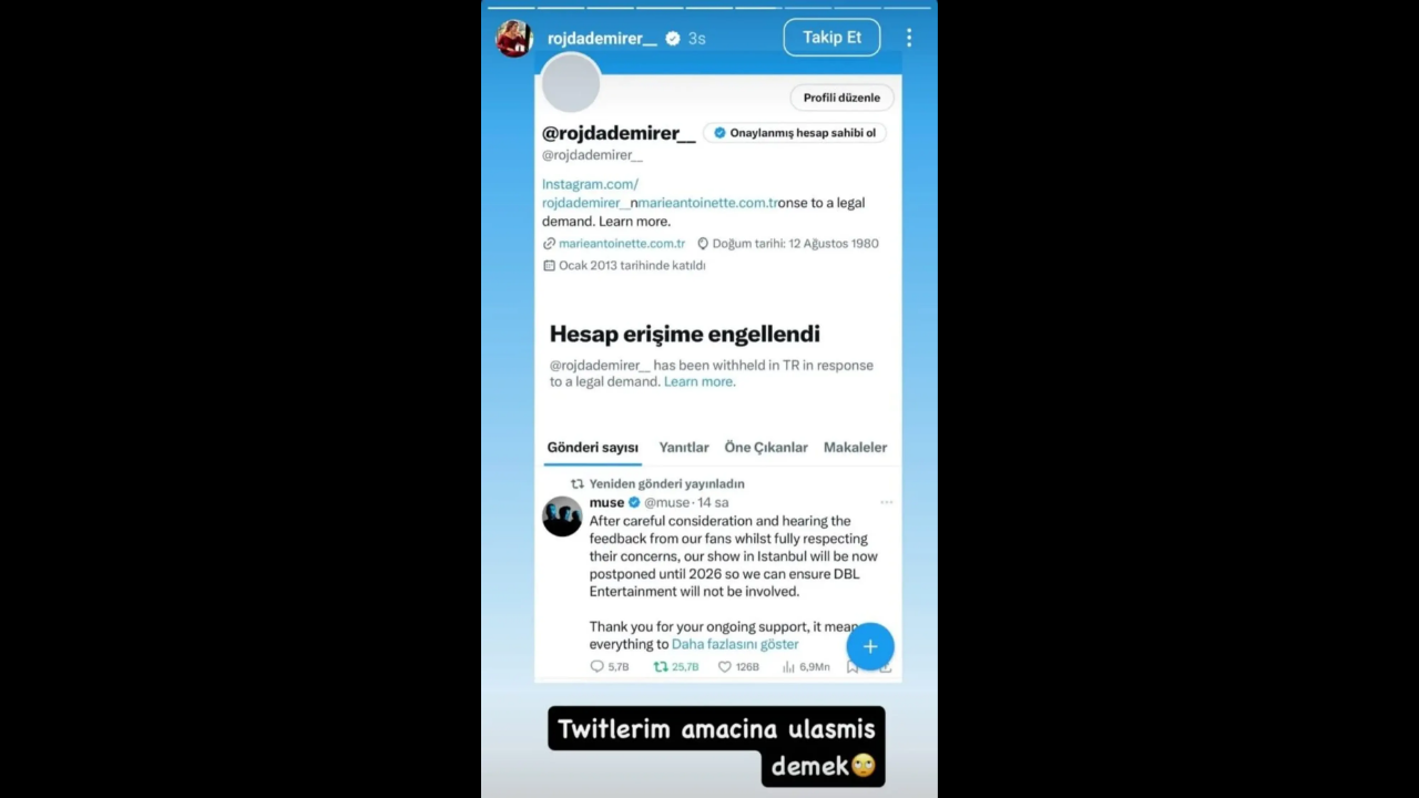 Nedeni Boykot Çağrısı Mı Rojda Demirer Ve Alican Yücesoy’un X Hesaplarına Erişim Engeli Getirildi (1)