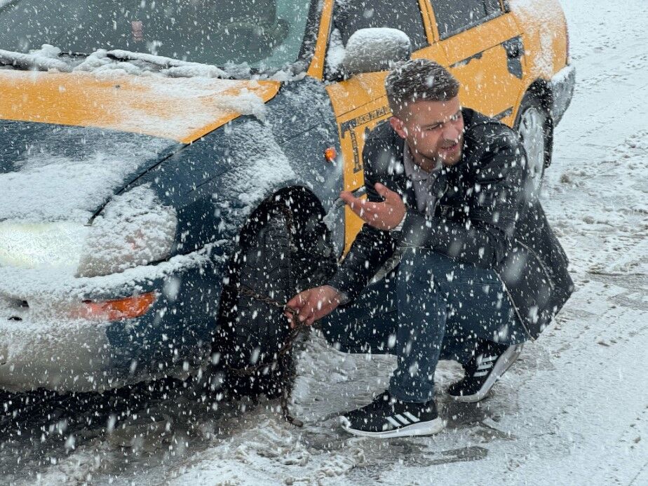Nisan Ayında Kar Yağdı! Görenler İnanamadı (2)