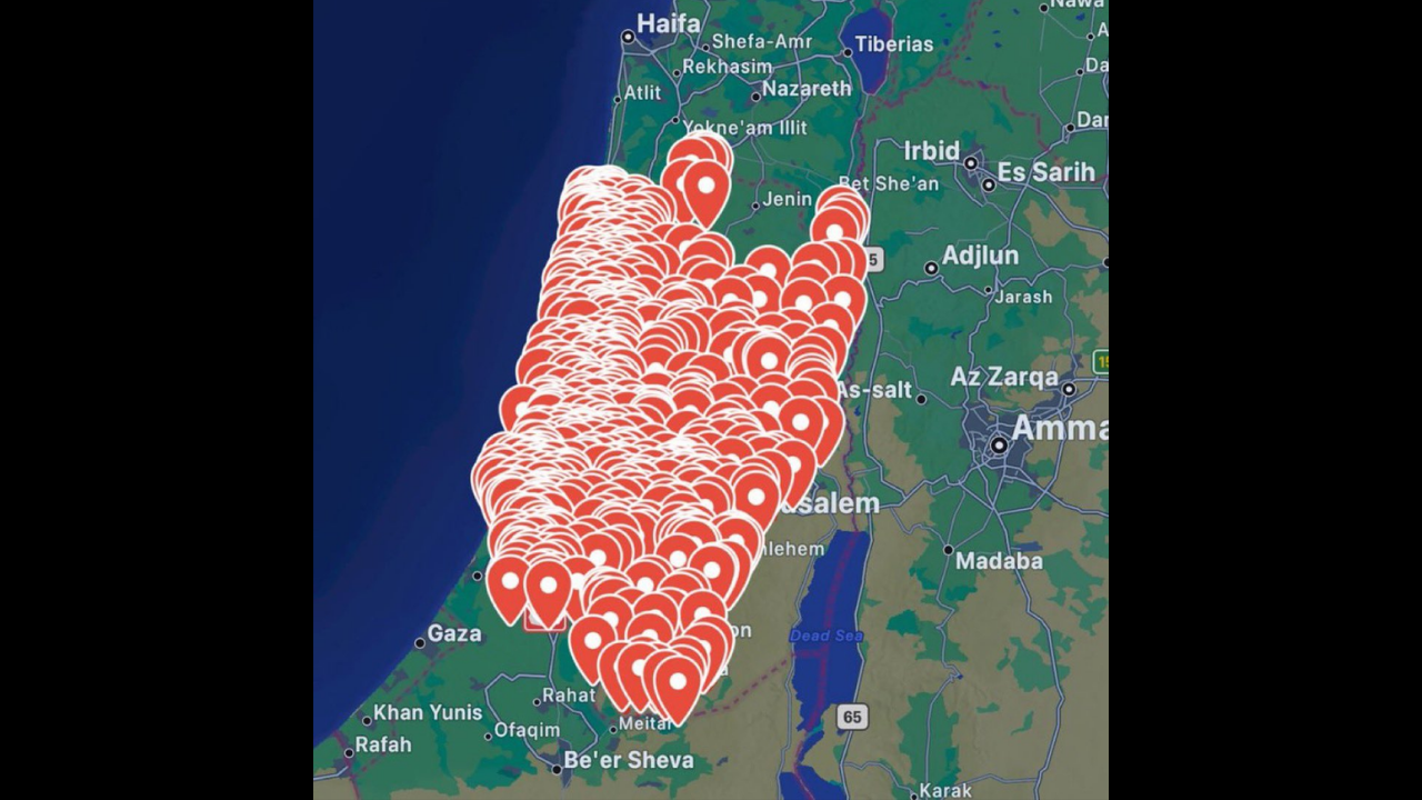 Son Dakika İran’dan İsrail’e 50 Balistik Füze Saldırısı – İsrail Genelinde Sirenler Çalıyor (1)