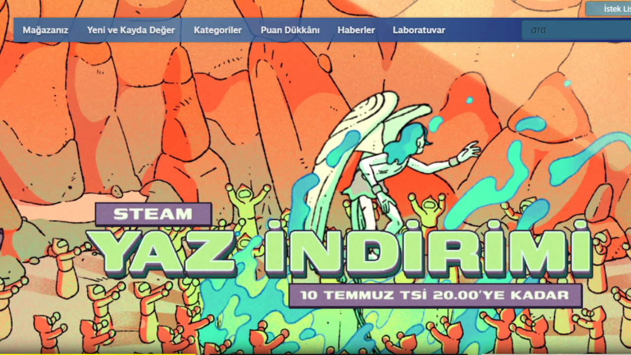 Steam’de Yaz Indirimleri Coşkusu Fiyatlar Yüzde 95 Indirimli (1)