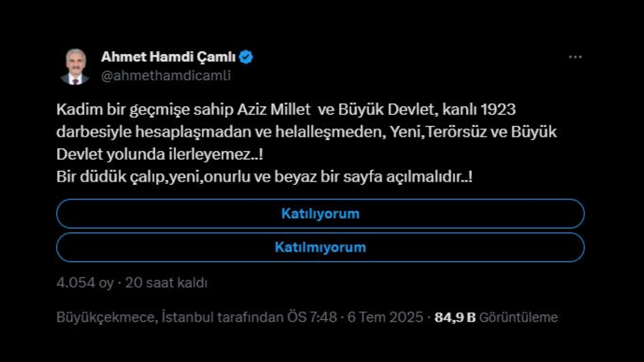 Eski Vekil Cumhuriyet’e “Darbe” Dedi! (1)