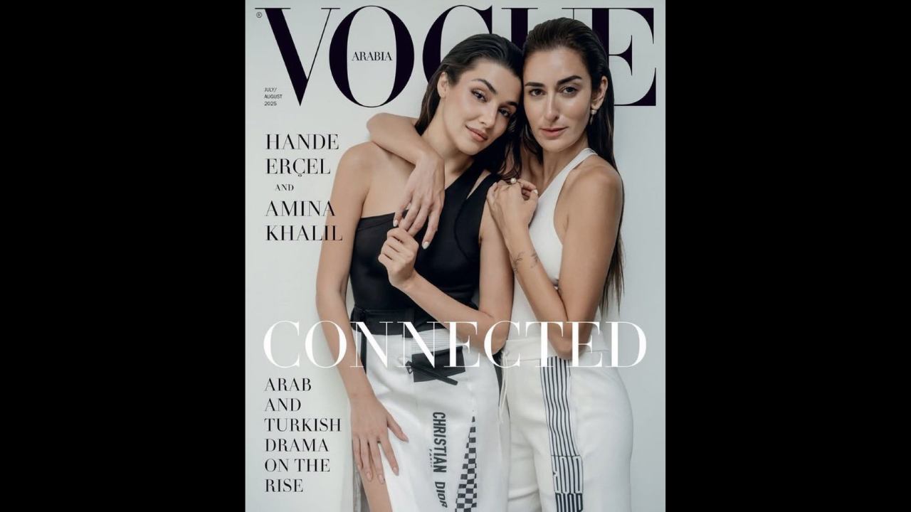 Hande Erçel Ve Amina Khalil Voque Kapağını Süsledi (1)