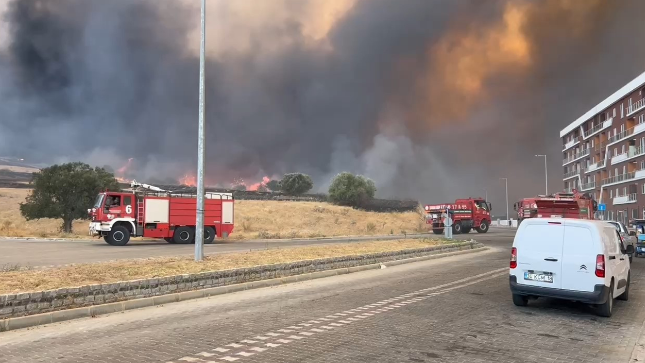 Çanakkale’deki Orman Yangını Devlet Hastanesine Yaklaştı