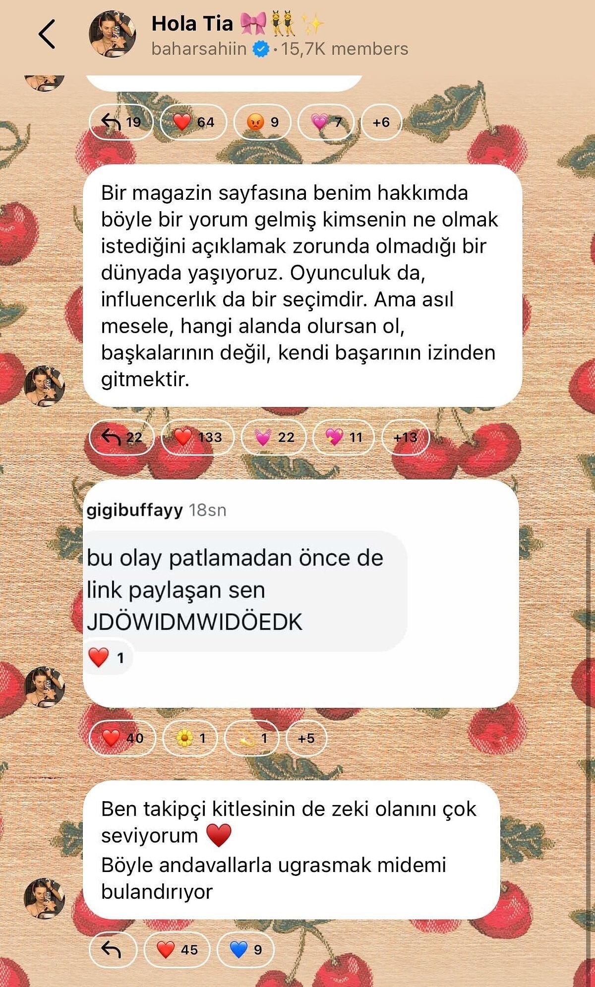 Mine Tugay Gerilimi Sonrası Bahar Şahin Link Paylaşınca “Mağdur Rolü” İthamları Patladı! 1
