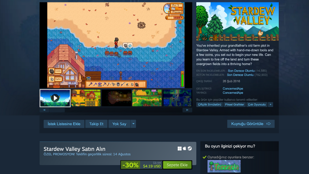 Steam’den Stardew Valley’e Büyük İndirim! (3)