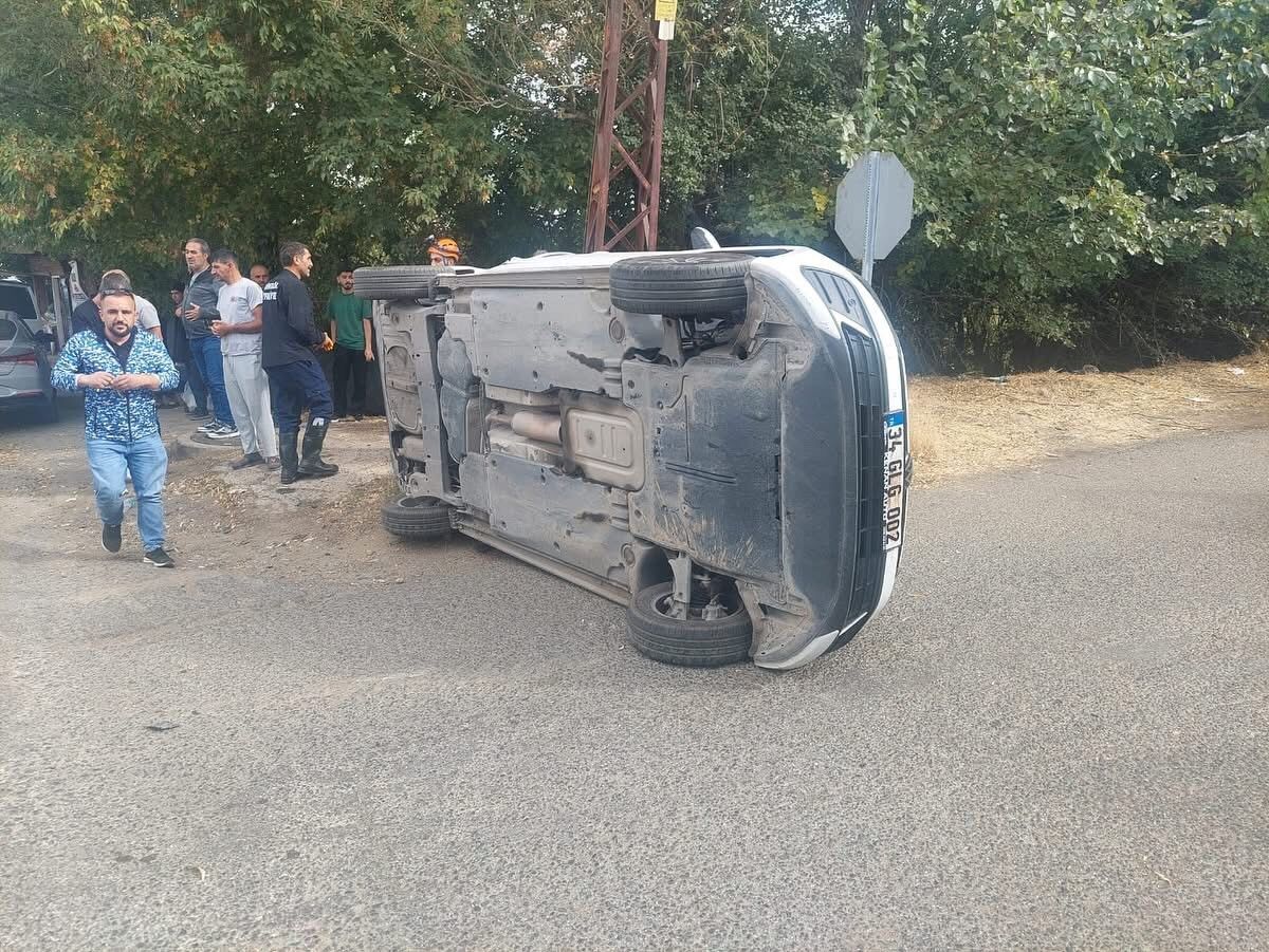 Bingöl’de kavşakta kaza: 5 yaralı-1