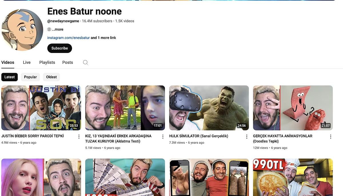 Enes Batur Eski Sevgilisi Başak Karahan’ın Düğün Günü Youtube Videolarını Sildi!-1