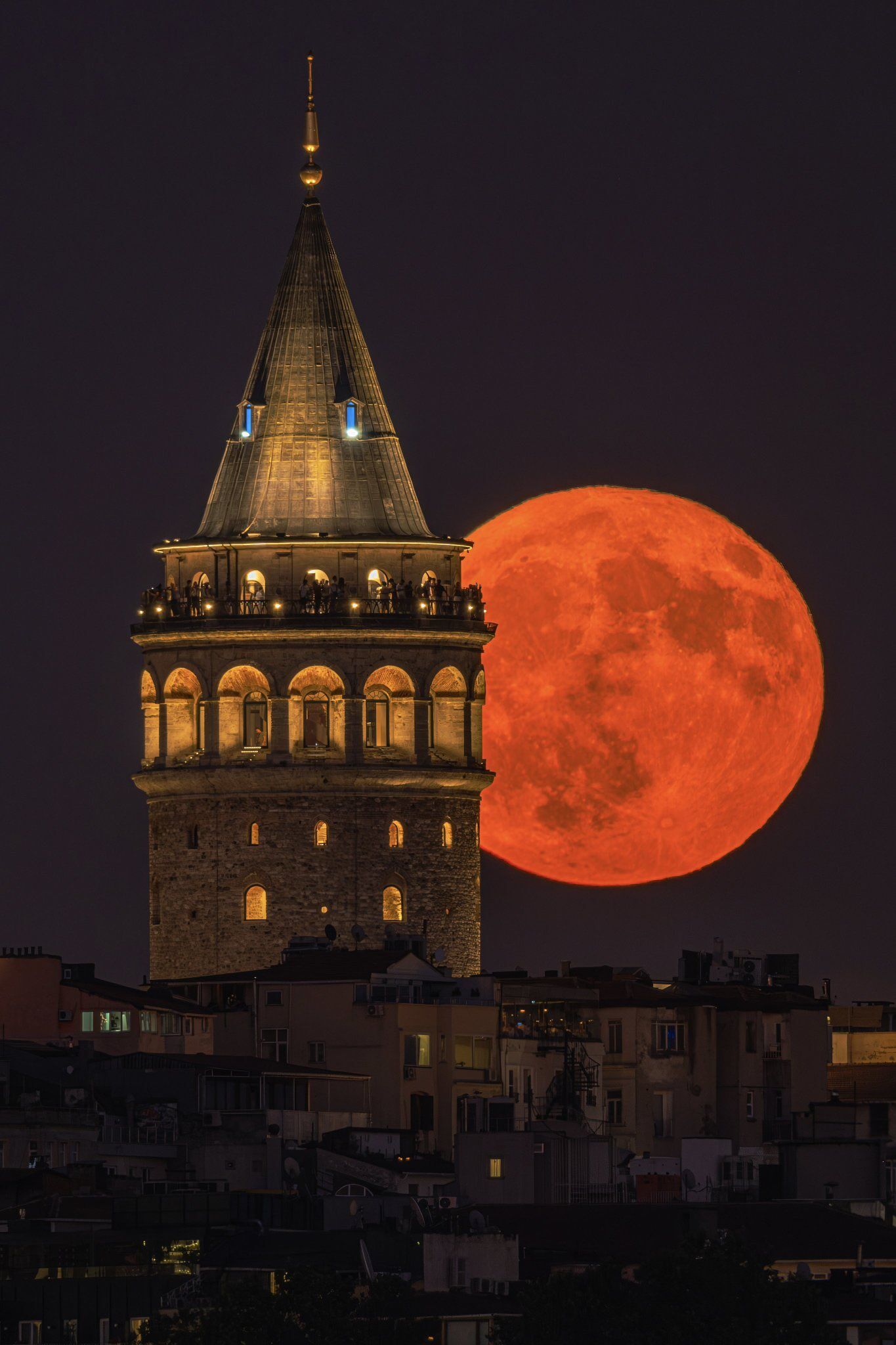 Kanlı Ay Tutulması Türkiye’den Böyle Görüntülendi! 4