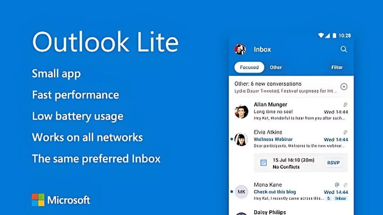Microsoft, Outlook Lite’ı Kapatıyor