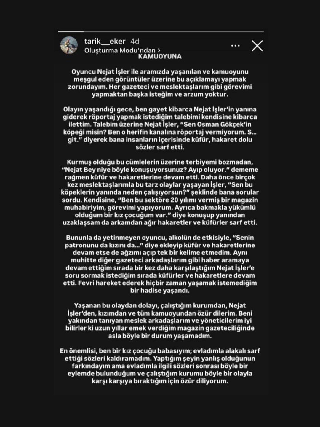 Röportaj Israrı Sonrası Nejat İşler’e Kafa Atan Muhabirden Açıklama! 1