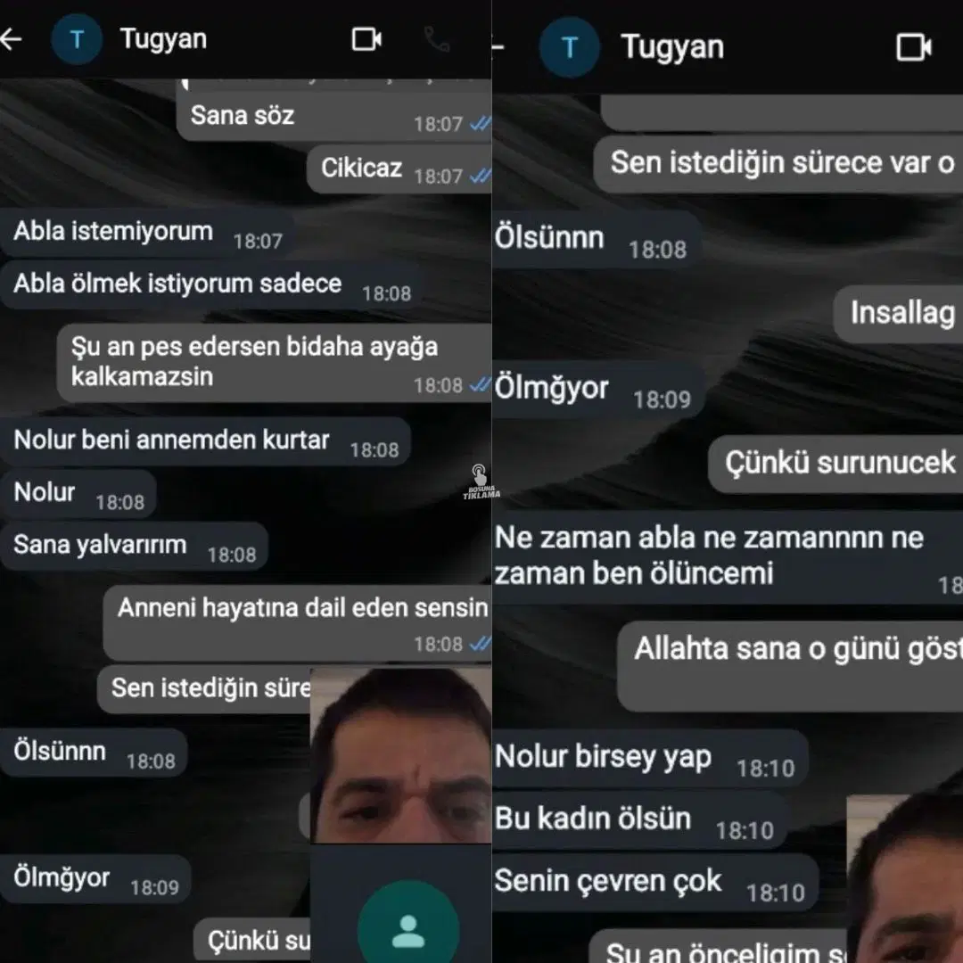 Güllü’nün Kızı Tuğyan Ülkem’in “Bu Kadın Ölsün” Mesajları Ortaya Çıktı “Ama Annemi Öldürmedim” 1