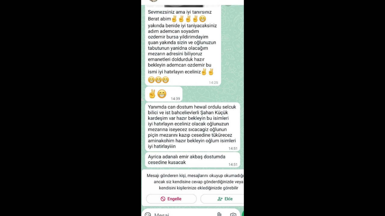 Minguzzi Ailesine Tehdit Eden Şahsa 6 Yıl 8 Ay Hapis Istemi Daltonlar Detayı Dikkat Çekti (2)