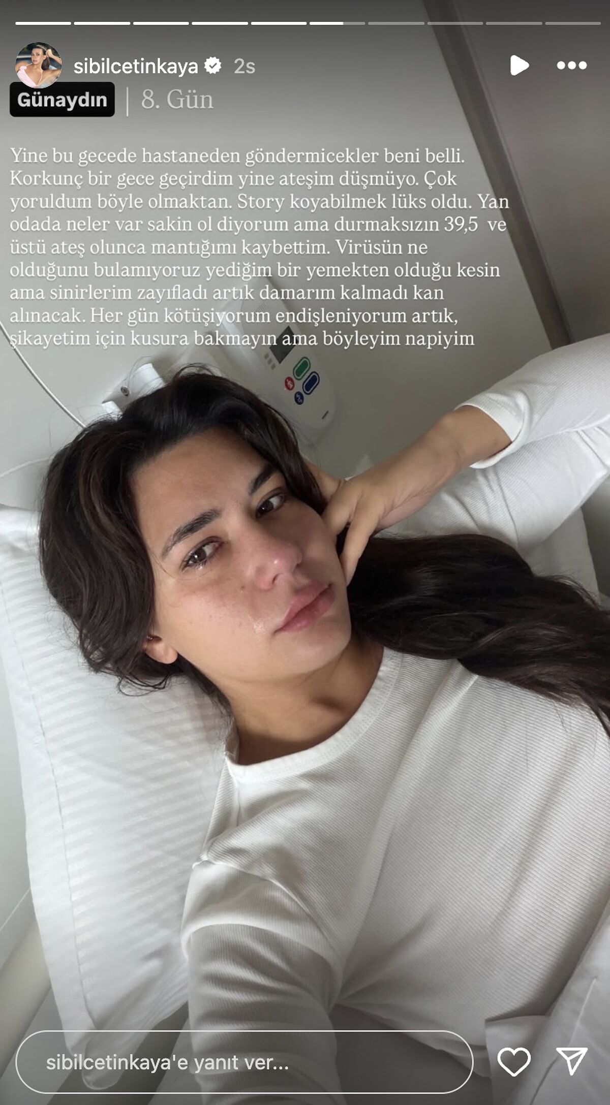 Sibil Çetinkaya 8 Gündür Hastanede Sebebini Gözyaşları İçinde Anlattı!1