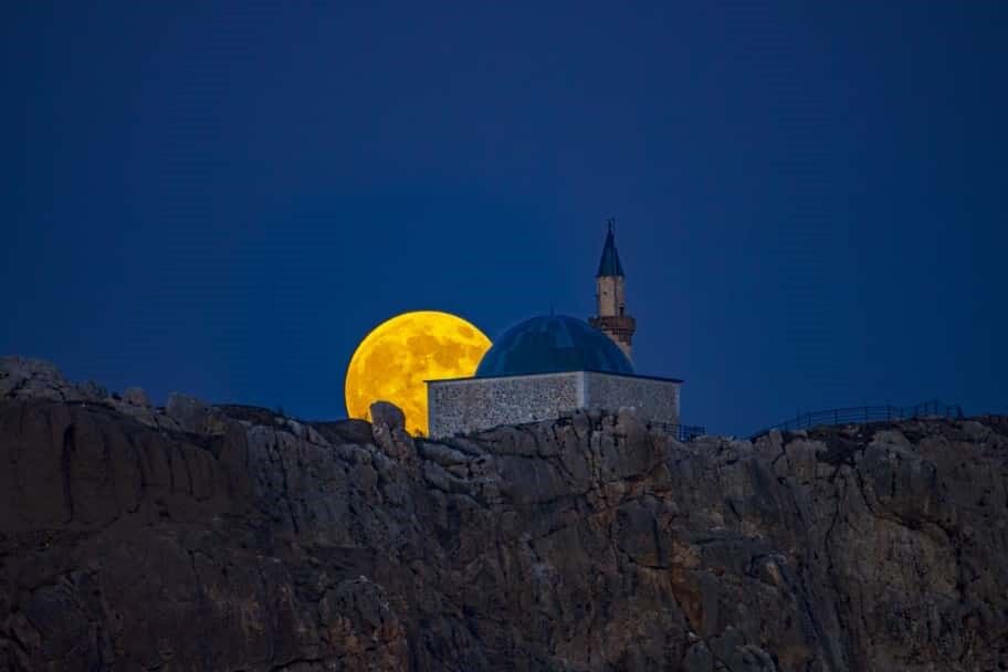 Ülkemizin farklı yerlerinden "Süper Ay" manzaraları 7