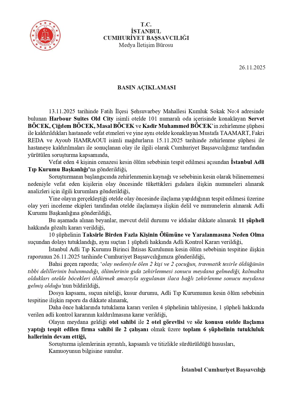 Böcek Ailesi Soruşturmasında 4 Kişi Tahliye Edildi 2