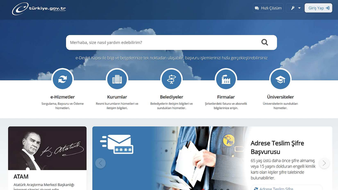 E Devlet Çöktü Mü 10 Kasım 2025 E Devlet Giriş Sorunu Çözümü (3)