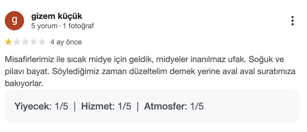 Gurbetçi Ailenin Zehirlendiği İşletmeye Yapılan Müşteri Yorumları İfşa Oldu 2025 11 14 16.20.24