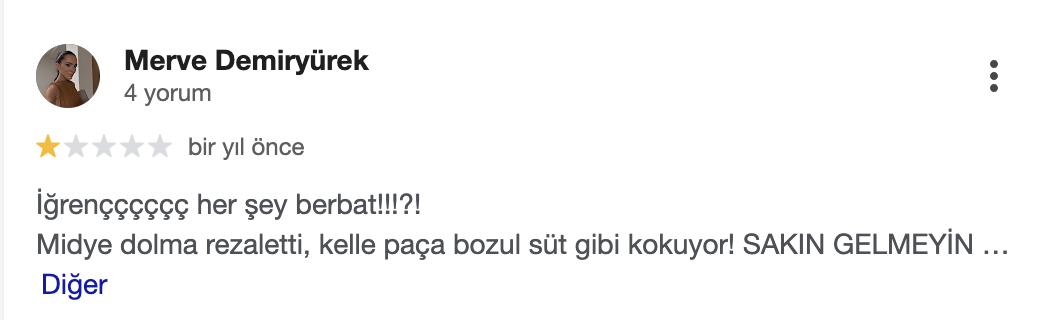 Gurbetçi Ailenin Zehirlendiği İşletmeye Yapılan Müşteri Yorumları İfşa Oldu 2025 11 14 16.21.57