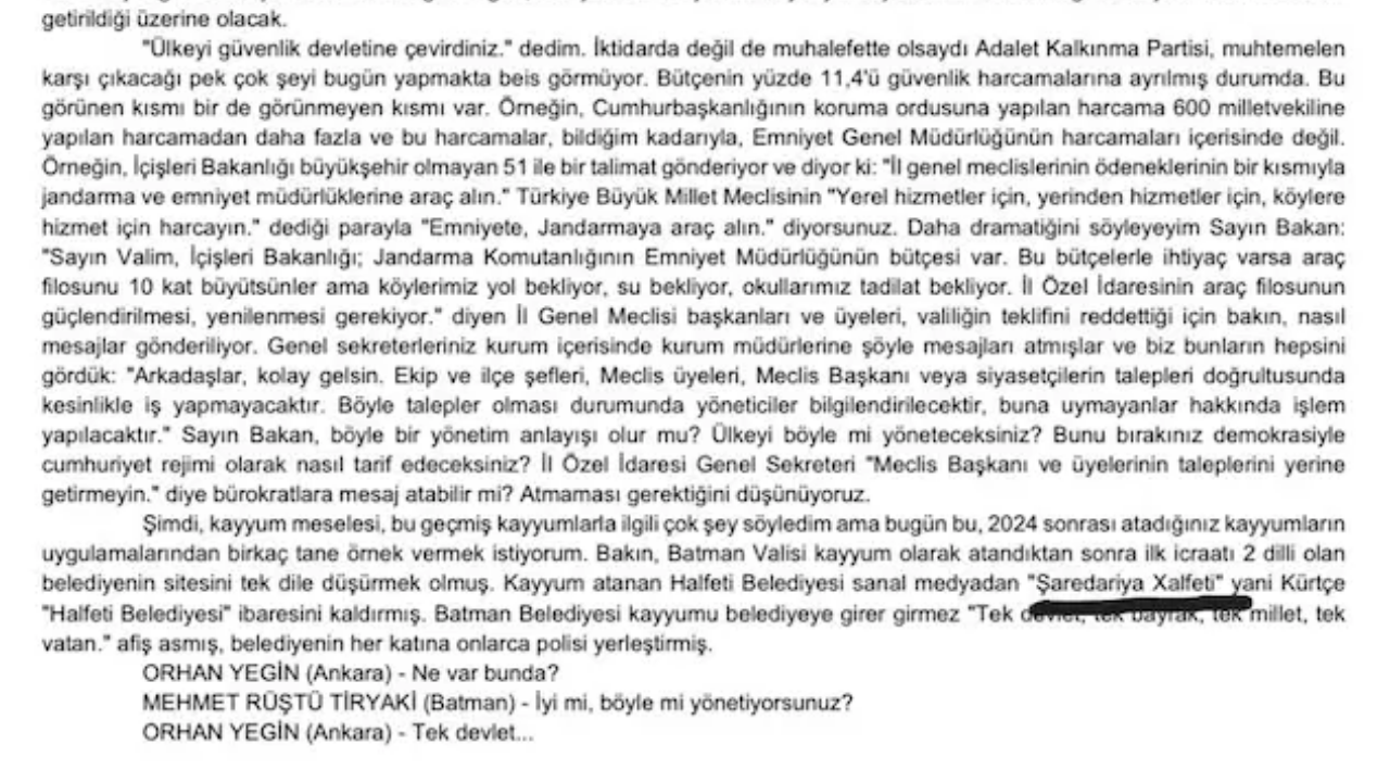 Tbmm Tutanaklarında Ilk Kez Kürtçe Yer Aldı 2 Saat Sonra Kaldırıldı (2)