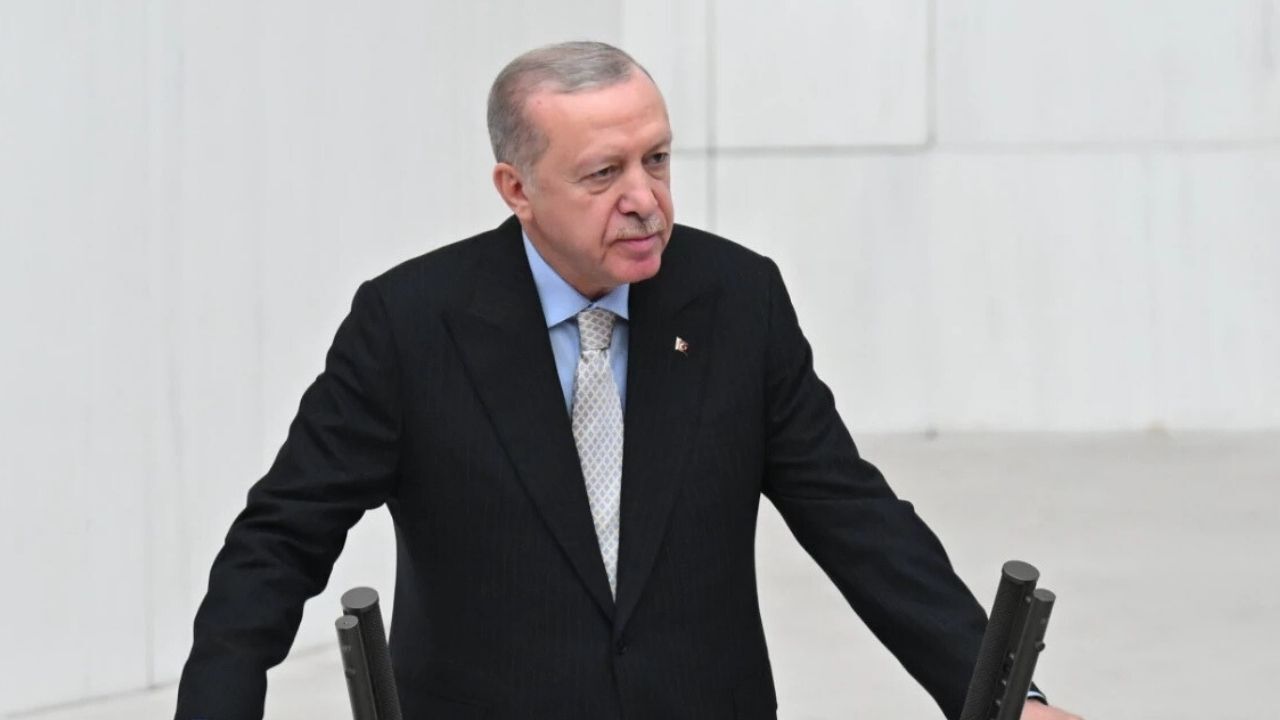 Cumhurbaşkanı Recep Tayyip Erdoğan Tbmm Kürsüsünde Konuşma Yaparken