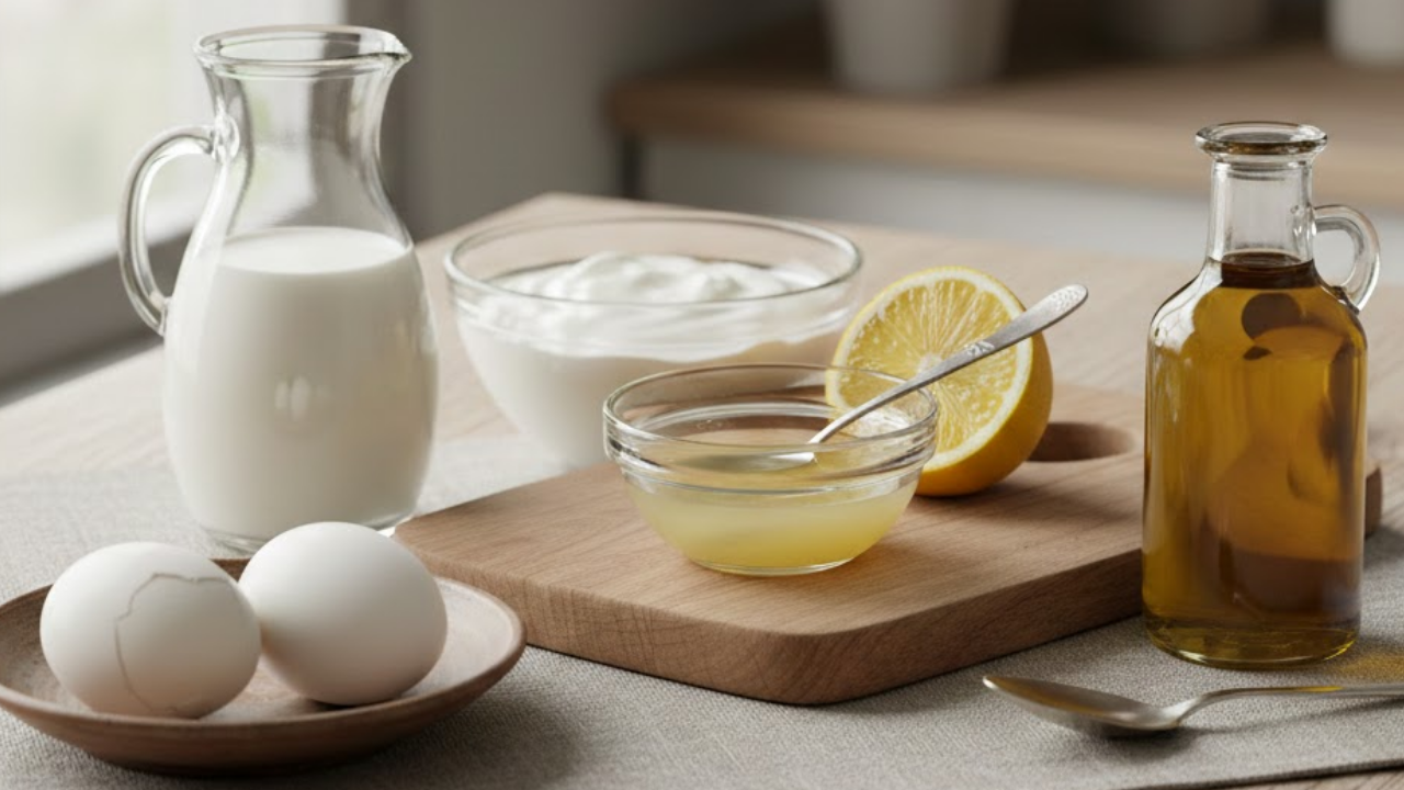 Evde Bol Proteinli Mayonez Yapımı (2)