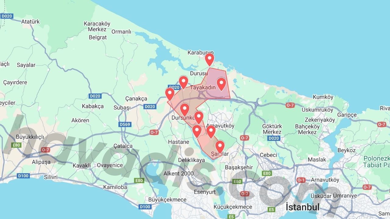 Istanbul Yenisehir Ilcesi Haritasi Baglanacak Mahalleler (5)