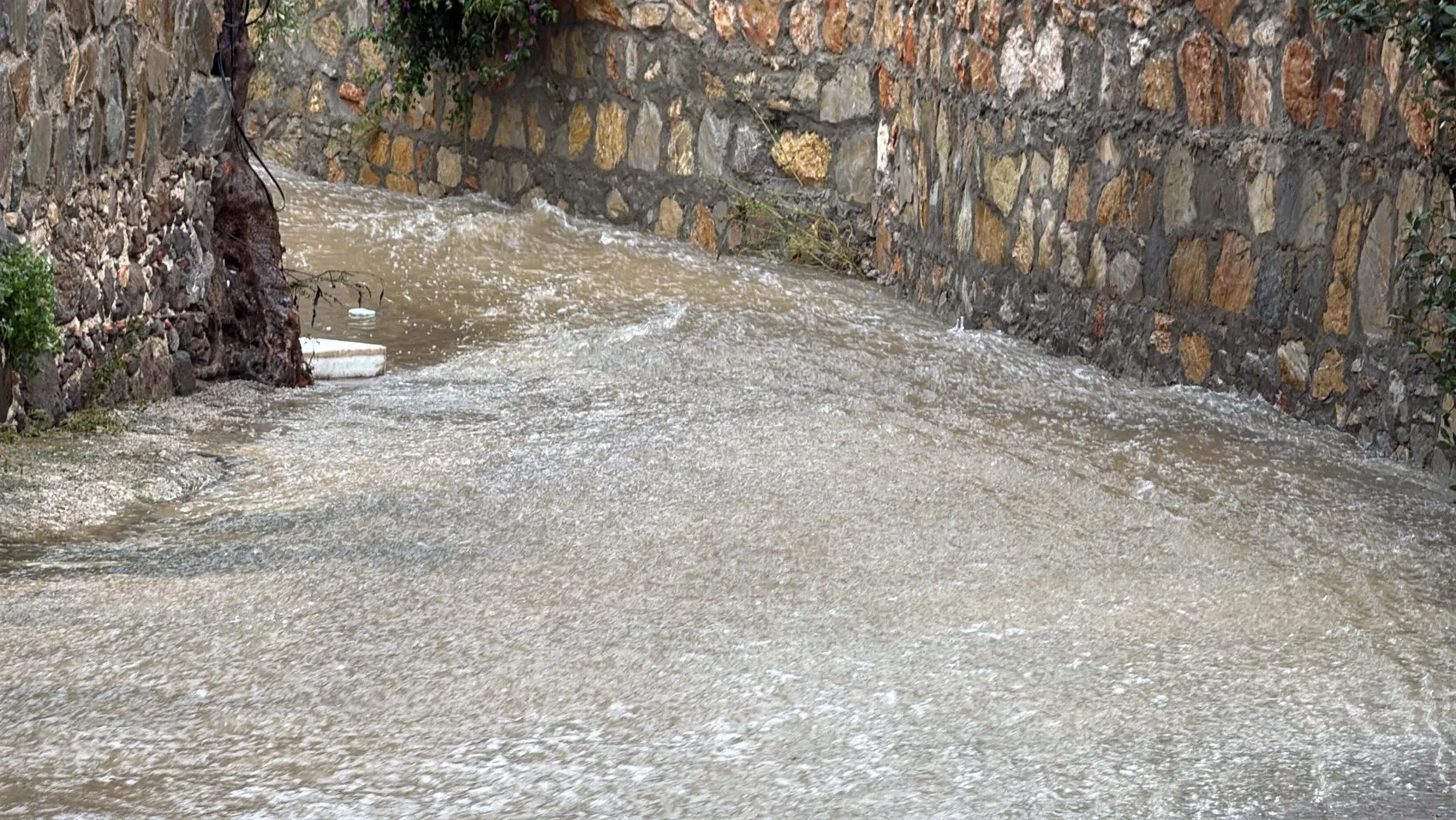 Bodrum'da kabus dolu anlar: Hamile kadın sel sularının arasında mahsur kaldı