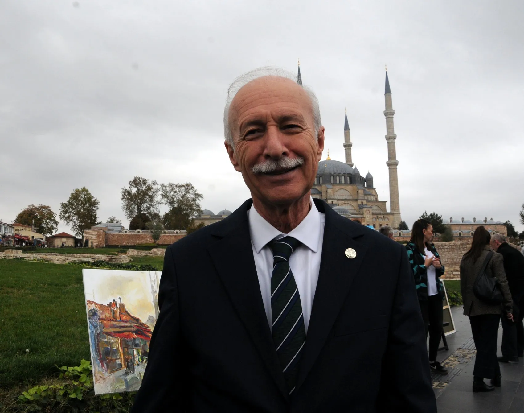 Selimiye'nin gölgesinde fırça darbeleri: Balkanlar'ın sanatçıları Edirne'de buluştu