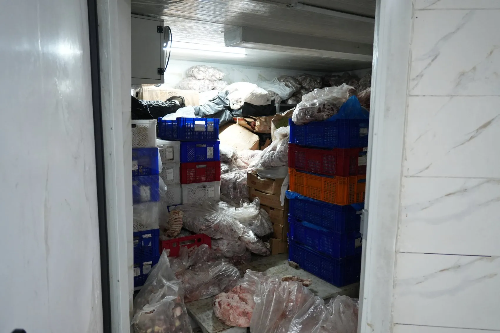 Sabun yapılacak denilen etlerden kıyma makinesi çıktı: 15 tonluk büyük vurgun önlendi