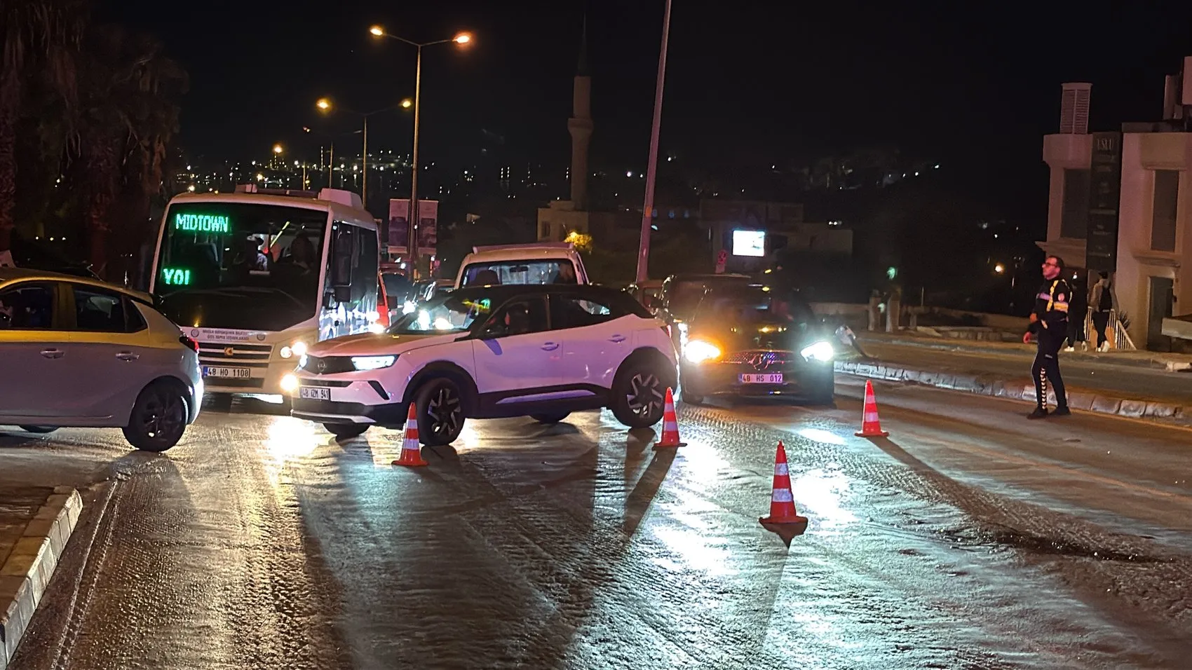 Bodrum'da yürek yakan kaza: Güvenlik kamerası o anları saniye saniye kaydetti