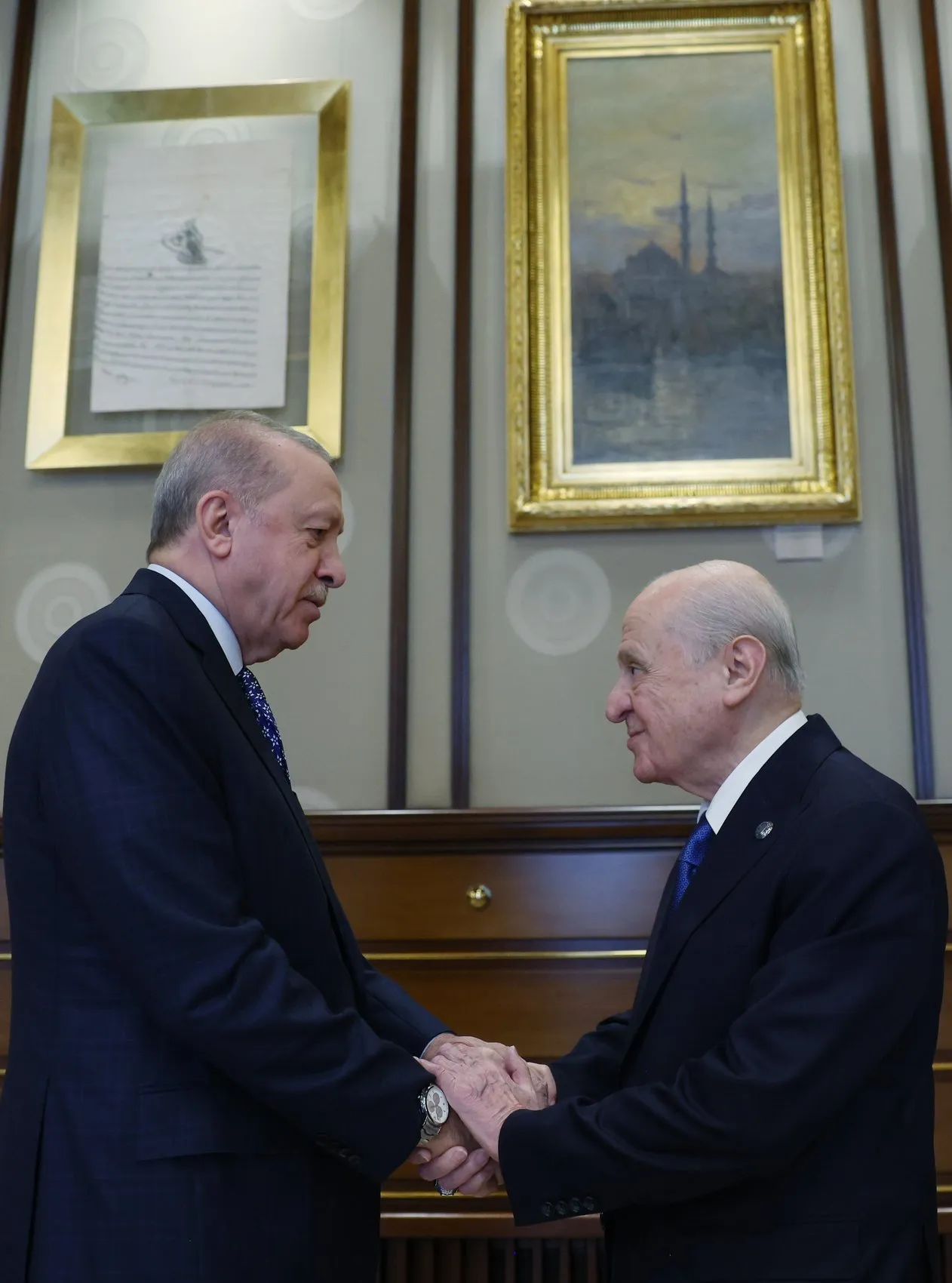 Külliye'de kritik zirve: Erdoğan ve Bahçeli bir araya geldi