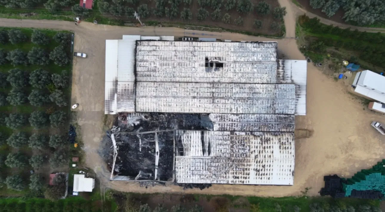 İznik'teki dev tesisten geriye sadece enkaz kaldı: Havadan görüntülendi