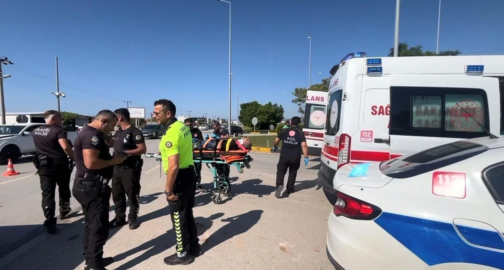 Fethiye'de kavşak dehşeti: Güvenlik kamerası o anları saniye saniye kaydetti