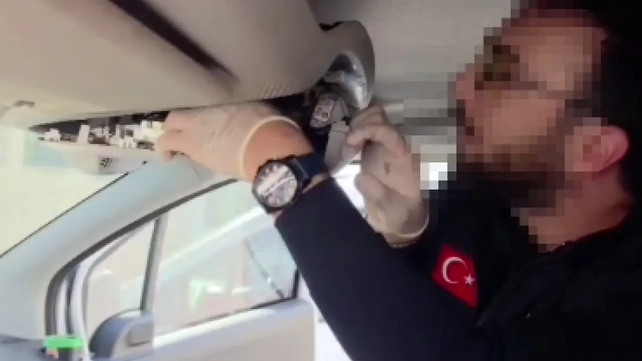 Çekmeköy'de zehir tacirlerine havadan takip: Aracın tavanındaki gizli bölme ele verdi