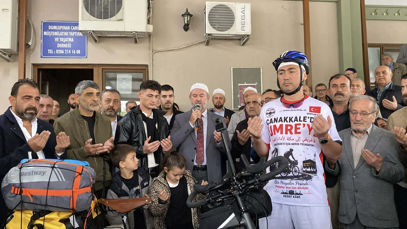 Çanakkale'den Mekke'ye uzanan 4 bin kilometrelik sabır ve tevekkül yolculuğu