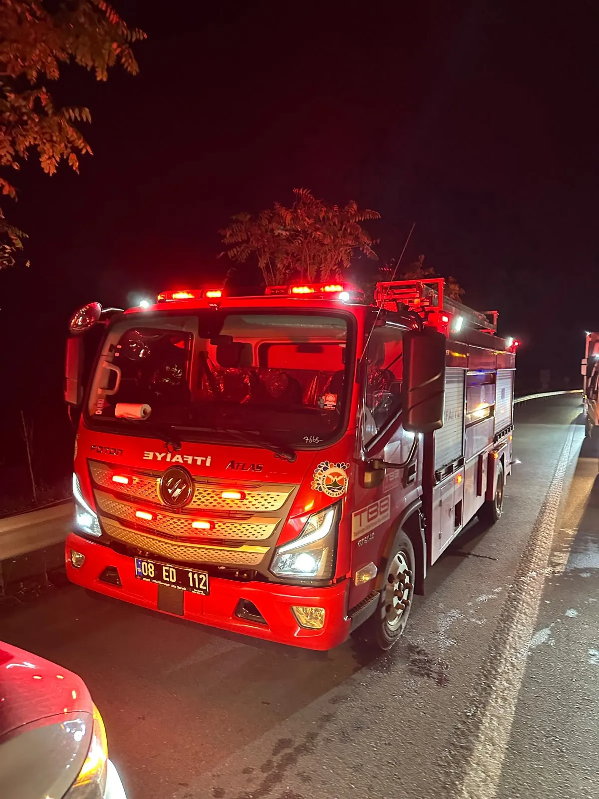 Karadeniz'in hırçın dalgaları bekliyordu: TIR denize düşmekten son anda kurtuldu