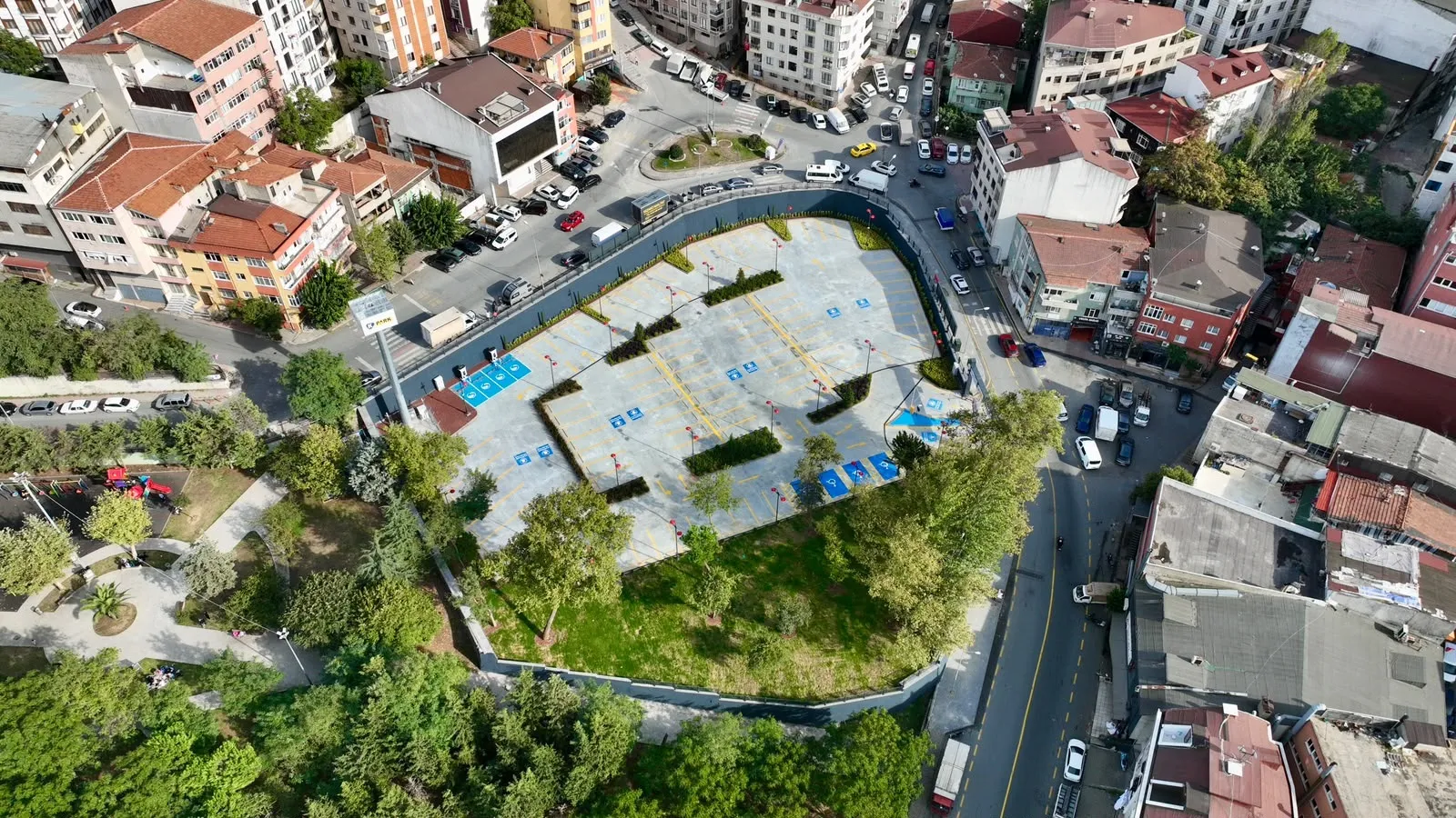 Kağıthane'de betonun yerini yeşil doku aldı: Çağlayan'da yeni dönem