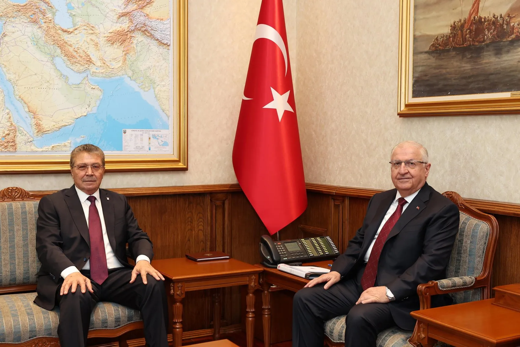 Ankara'da kritik diplomasi trafiği: Bakan Güler ve Üstel bir araya geldi