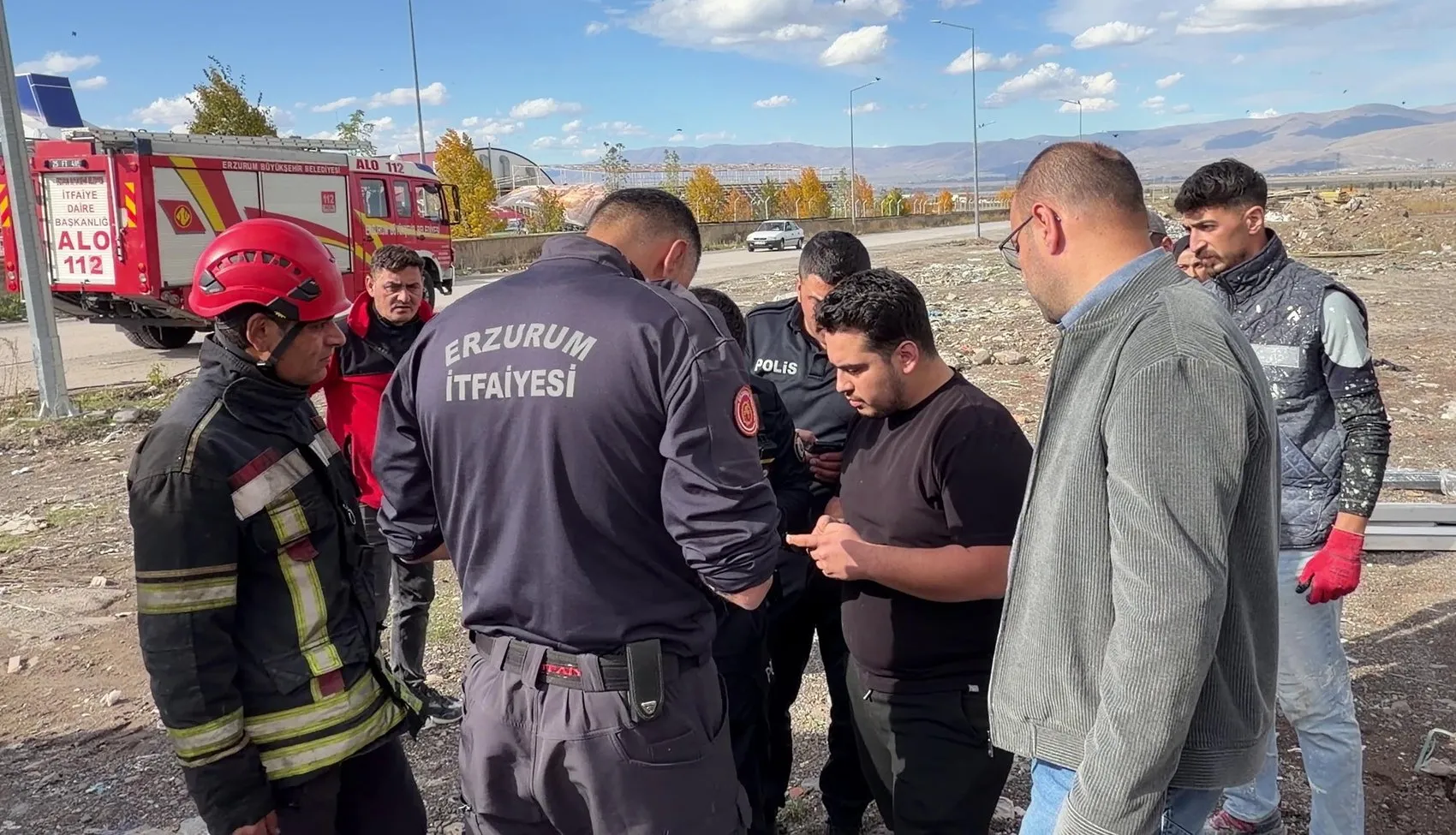 Erzurum'da inşaat faciası: Asansör montajı sırasında metrelerce aşağı çakıldı