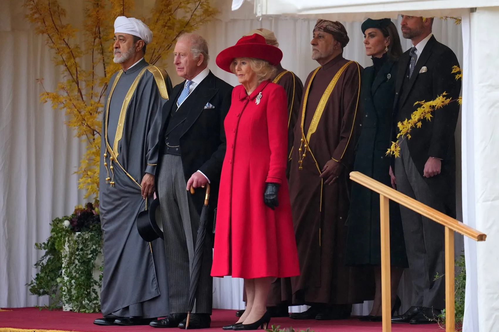 Windsor Kalesi'nde tarihi buluşma: Umman Sultanı İngiltere'de