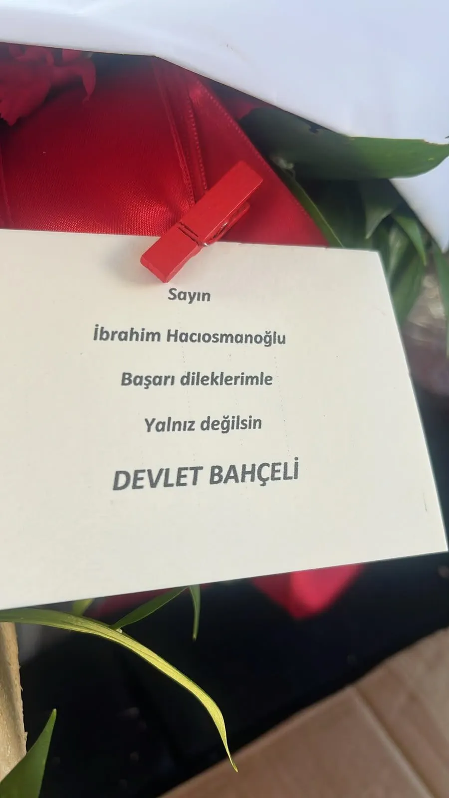 Devlet Bahçeli'den İbrahim Hacıosmanoğlu'na dikkat çeken mesaj: Yalnız değilsin