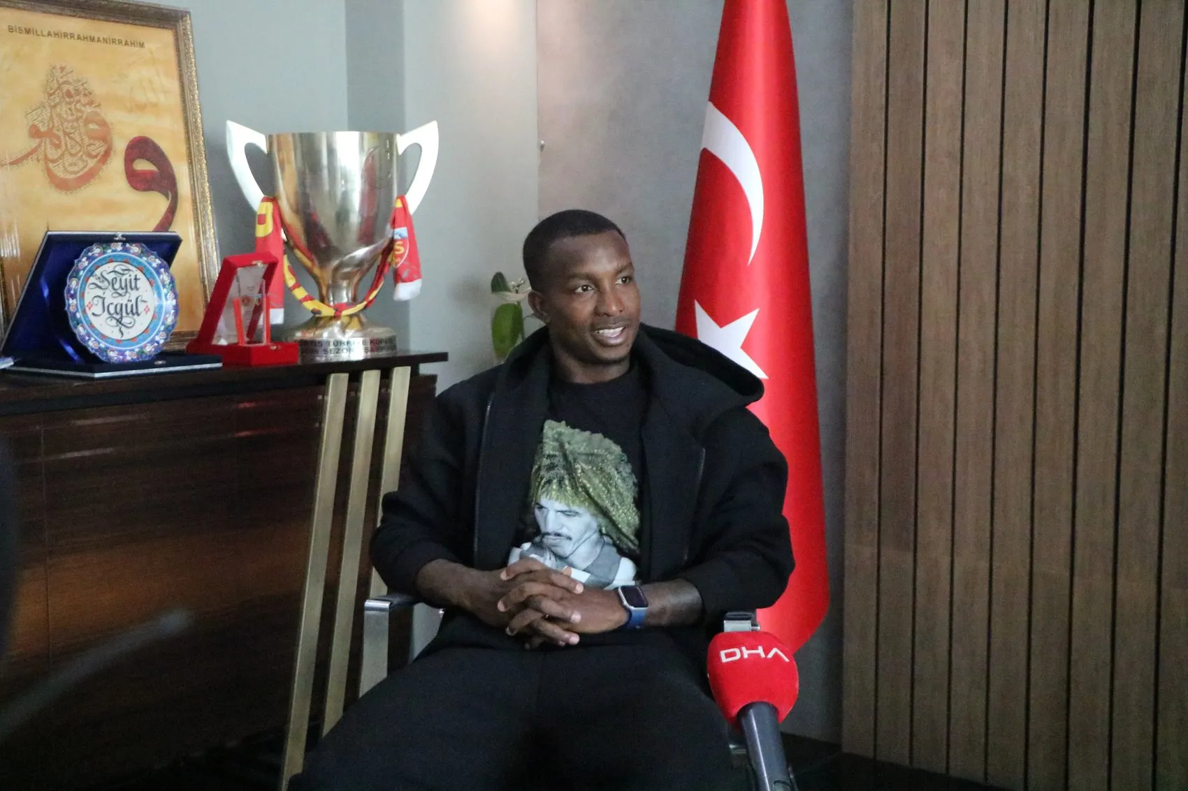Kayserispor'un Kolombiyalı yıldızı Daniel Moreno'dan iddialı hedef: 20 golle zirveye