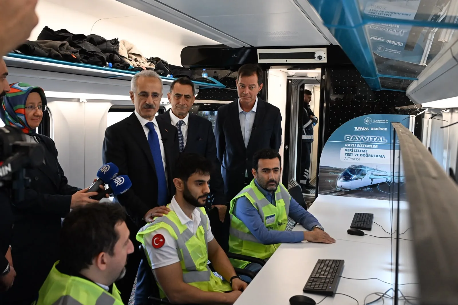 Ankara-Kırıkkale hattında tarihi an: Milli Hızlı Tren raylara indi